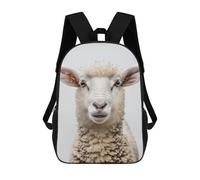 sinyumoney Children's Backpacks Kids Sheep Face School Bag Boys Backpack Travel Bag Student Schoolbag Book Stationery Bag School Bags 17inch