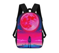 sinyumoney Children's Backpacks Kids Space Pink Girl School Bag Boys Backpack Travel Bag Student Schoolbag Book Stationery Bag School Bags 17inch