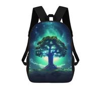 sinyumoney Children's Backpacks Kids Universe Tree School Bag Boys Backpack Travel Bag Student Schoolbag Book Stationery Bag School Bags 17inch