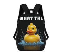 sinyumoney Children's Backpacks Kids What The Duck School Bag Boys Backpack Travel Bag Student Schoolbag Book Stationery Bag School Bags 17inch