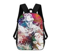 sinyumoney Children's Backpacks Swimming Women School Bag 3D Printed Children's School Backpack Fashion Travel Backpacks for Kids School Students 17inch