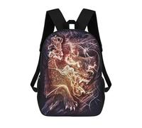 sinyumoney Children's Backpacks The Death of Odin School Bag 3D Printed Children's School Backpack Fashion Travel Backpacks for Kids School Students 17inch