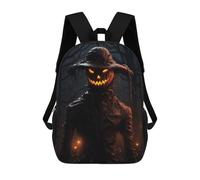 sinyumoney Children's Backpacks The Haunted Scarecrow School Bag 3D Printed Children's School Backpack Fashion Travel Backpacks for Kids School Students 17inch