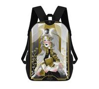 sinyumoney Children's Backpacks The High Priestess School Bag 3D Printed Children's School Backpack Fashion Travel Backpacks for Kids School Students 17inch