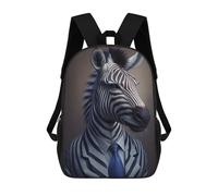 sinyumoney Children's Backpacks Zebra Suit Animal School Bag 3D Printed Children's School Backpack Fashion Travel Backpacks for Kids School Students 17inch