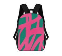 sinyumoney Children's School Backpack Colored Strokes 01 Teen Fashion Backpack Casual Backpack Boy Girl Teen School Bag 3D Printed Backpack 17inch