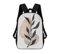sinyumoney Children's School Backpack Floral Composition 02 Teen Fashion Backpack Casual Backpack Boy Girl Teen School Bag 3D Printed Backpack 17inch