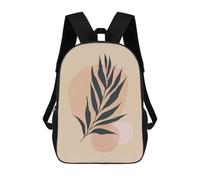 sinyumoney Children's School Backpack Minimalist Floral A52 Teen Fashion Backpack Casual Backpack Boy Girl Teen School Bag 3D Printed Backpack 17inch
