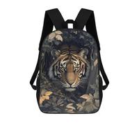 sinyumoney Children's School Backpack Tiger in The Jungle Teen Fashion Backpack Casual Backpack Boy Girl Teen School Bag 3D Printed Backpack 17inch