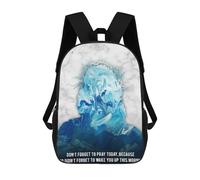 sinyumoney Christ Art Quotes 4 Backpack School Bag Large Water Resistant Laptop Backpack for School/Work/Travel 17inch