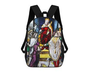 sinyumoney Christ Before Herod School Backpack Water Resistant Travel Backpack Computer Bag for Girls Boys Teenage 17inch