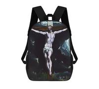 sinyumoney Christ on The Cross Backpack School Bag Rucksack Casual Daypacks School Work Travel Bag for Girl, Teen Girls 17inch