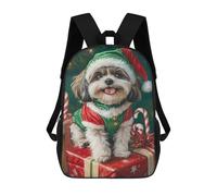 sinyumoney Christmas Dog Gifts-6 School Bags Large Water Resistant Laptop Backpack - Perfect for Travel, Work And Daily Use 17inch