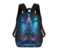 sinyumoney Christmas Eve School Backpack Large Water Resistant Laptop Backpack for Girls Boys Teenage 17inch