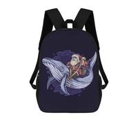 sinyumoney Christmas Santa Claus Rucksack Water Resistant Travel Backpack Computer Bag for Men, Women & Teenage Boys 17inch