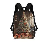 sinyumoney Christmas Tree Backpack School Bag Large Water Resistant Laptop Backpack for School/Work/Travel 17inch