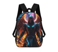 sinyumoney Clash Heavens Underworld Backpacks Kids School Backpack School Bag 3D Printed School Bag for Boys Elementary And Middle School Students 17inch