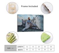 sinyumoney Classical Violin Prodigy Art Work for Home Walls for Toilet Bathroom Decor Grey Wall Art 20x30inch(50x75cm)