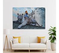 sinyumoney Classical Violin Prodigy Wall Pictures Bedroom for Gifts Bathroom Home Kitchen Office Decor Canvas Art 12x18inch(30x45cm)