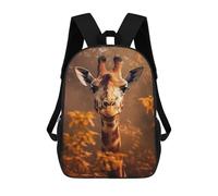 sinyumoney Close Up Giraffe Backpack School Bag Business Laptop Rucksack Bag Unisex Casual Daypack for School/Work/Travel 17inch