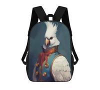 sinyumoney Cockatoo Bird Precious Backpack School Bag Daypacks Business Backpack Water Resistant Bookbag for Men/Women 17inch
