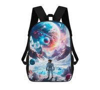 sinyumoney Cold Universe Backpacks 3D Printed Kids School Backpack Outdoor Casual Daypack Fashion Casual Children Backpacks Cute Travel Bags 17inch