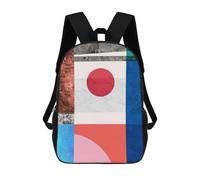 sinyumoney Collage A9 School Backpack Rucksack Casual Daypacks School Work Travel Bag for Camping Outdoor Adventures And Daily Travel 17inch