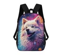 sinyumoney Colorful Abstract Dog Art-3 Backpack School Bag Fashion Stationery Backpack Waterproof Casual Daypacks- Perfect for Travel, Work And Daily Use 17inch