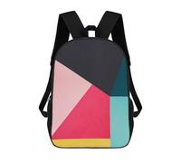 sinyumoney Colorful And Abstract 05 Backpacks Kids School Backpack School Bag 3D Printed School Bag for Boys Elementary And Middle School Students 17inch