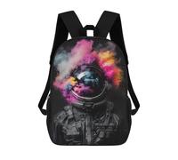 sinyumoney Colorful Astronaut Helmet -1 School Bags Large Water Resistant Laptop Backpack - Perfect for Travel, Work And Daily Use 17inch