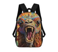 sinyumoney Colorful Bear Artwork-1 Backpack for Boys Teen Students, Girls Rucksack Bags Toddler Elementary Middle School Bookbag 17inch