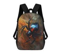 sinyumoney Colorful Black Widow School Bags Water Resistant Travel Backpack Computer Bag - Perfect for Travel, Work And Daily Use 17inch