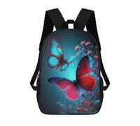 sinyumoney Colorful Butterflies in Flight Backpack School Lightweight Casual Daypack School Backpacks for Teenage Girls Boys Women Men 17inch