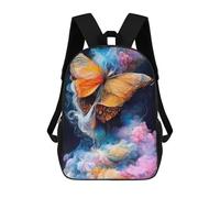 sinyumoney Colorful Butterfly Dreamscape Rucksack Business Laptop Rucksack Bag Unisex Casual Daypack for Men/Women 17inch