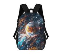 sinyumoney Colorful Cosmic Earth Rucksack School Secondary High School College Backpack Travel for Teenage Girls Boys Women Men 17inch