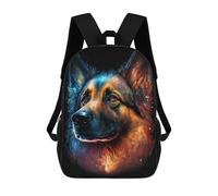 sinyumoney Colorful Dog Portrait Art Print -1 Kids Backpack,School Backpack Kids School Bag 3D Printed Cartoon Large Capacity Backpack for Kids Boys And Girls 17inch