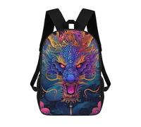 sinyumoney Colorful Dragon Illustration-11 Backpack School Work Business College School for Men, Women & Teenage Boys 17inch