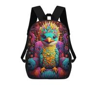 sinyumoney Colorful Fantasy Bird Backpack School Bag Work Business College School for Men/Women 17inch