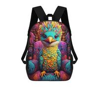 sinyumoney Colorful Fantasy Bird Throne Rucksack Business Laptop Rucksack Bag Unisex Casual Daypack for Men/Women 17inch