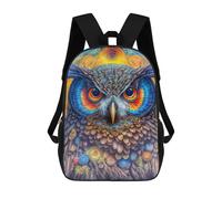 sinyumoney Colorful Fantasy Owl-21 Backpack School Bag Lightweight Casual Daypack School Backpacks for Girl, Teen Girls 17inch