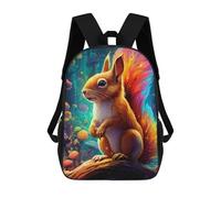 sinyumoney Colorful Fantasy Squirrel Backpack School Fashion Stationery Backpack Waterproof Casual Daypacks for Men, Women & Teenage Boys 17inch