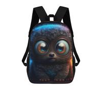sinyumoney Colorful Furry Creature Children's Backpacks School 3D Printed Bag Bookbag for Kids Travel Rucksacks Boy Girl Book Bags Kids School Bag 17inch