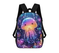 sinyumoney Colorful Jellyfish Ocean Scene-1 School Bags Computer Rucksack for School/Work/Travel for Camping Outdoor Adventures And Daily Travel 17inch