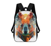 sinyumoney Colorful Koala Animals School Backpack School Bags for Girls Boys Backpack with Pocket Fashion School Bag Kids Backpack 17inch
