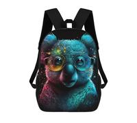 sinyumoney Colorful Koala with Sunglasses Backpack School Work Business College School for Men, Women & Teenage Boys 17inch