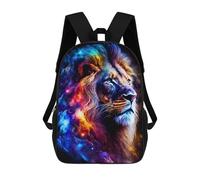 sinyumoney Colorful Lion Portrait -6 Rucksack Business Laptop Rucksack Bag Unisex Casual Daypack for Men/Women 17inch