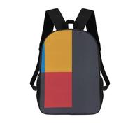 sinyumoney Colorful Minimalism 07 Backpack School Large School Backpack for Boys - Perfect for Travel, Work And Daily Use 17inch