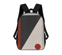 sinyumoney Colorful Minimalism 08 Backpack School Secondary Causal Travel High School Bags for Boys/Girls/Teenagers 17inch
