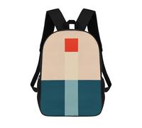 sinyumoney Colorful Minimalism 11 Backpack School High Secondary School Bags Casual Backpack for Teenage Girls Boys Women Men 17inch