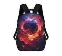 sinyumoney Colorful Planets Children's Backpacks Kids Fun School Bag Boys Backpack Travel Bag Student Schoolbag Book Stationery Bag Chool Bags 17inch